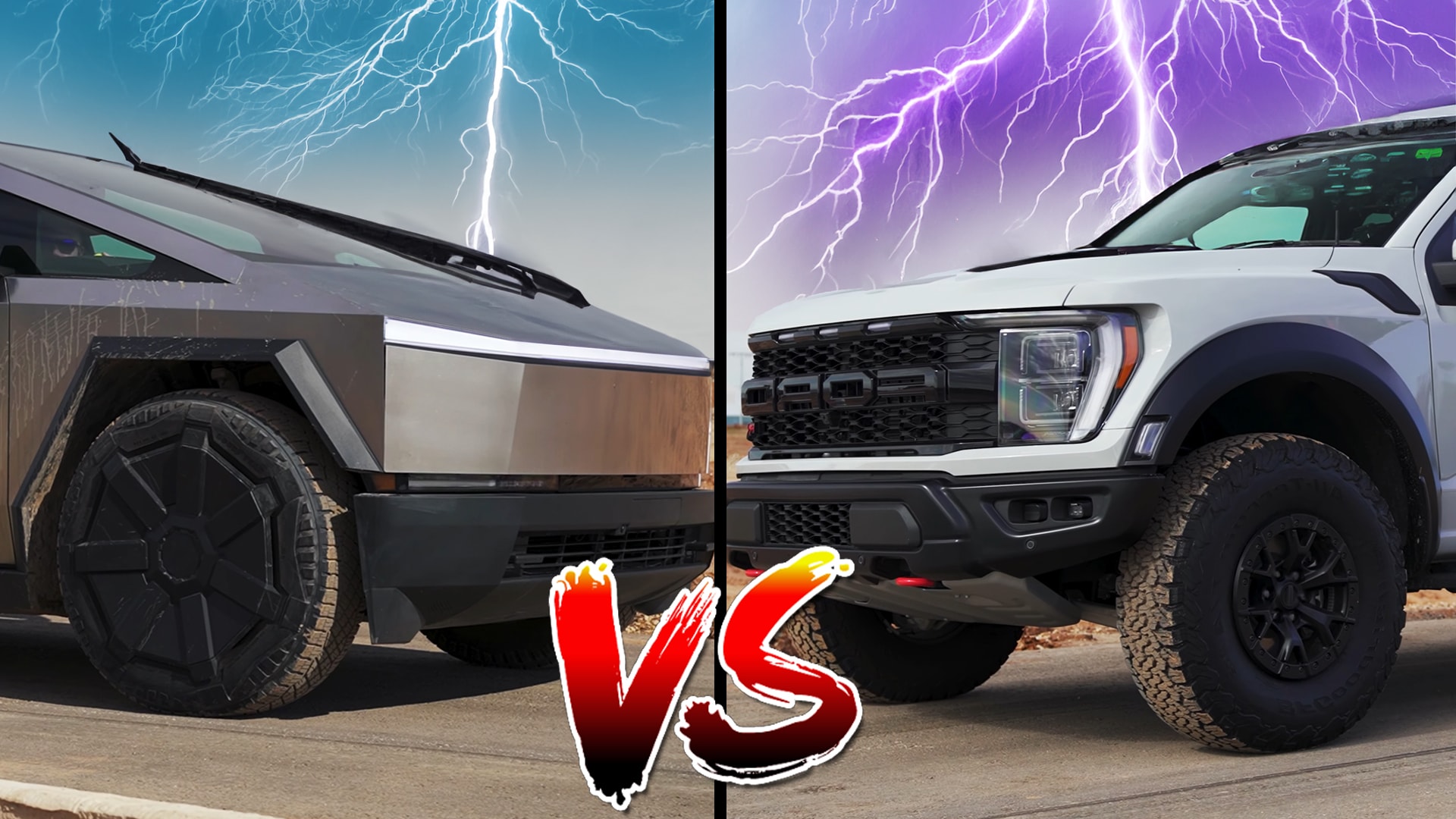 Comparing Tesla Cybertruck vs Ford F-150 Lightning